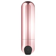 Rosy Gold Bullet - vibrator mini, reîncărcabil (rosegold)