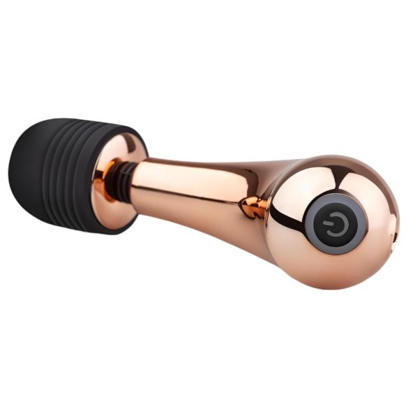 Rosy Gold - Vibrator masaj mini curbat - rosegold