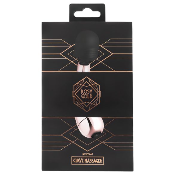 Rosy Gold - Vibrator masaj mini curbat - rosegold