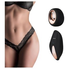   Pantyrebel - chiloți tanga cu vibrator wireless - dantelă neagră (S-L)