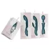 Bloom Rose - vibrator pentru punctul G cu acumulator din silicon turcoaz