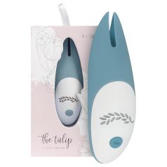   Bloom Tulip - vibrator clitoridian reîncărcabil silicon turcoaz