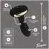 Teazers - vibratoare anal cu încălzire - silicon negru