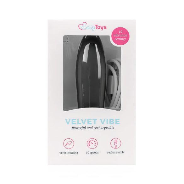 Vibrator elegant reîncărcabil (negru)