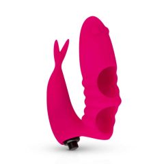 Easytoys Finger - Vibrator de deget 2 în 1 (roz)