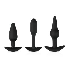 Easytoys - set plug anal variat - silicon negru