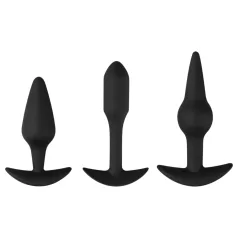 EasyToys Pleasure kit - set variat de dopuri anale (negru)