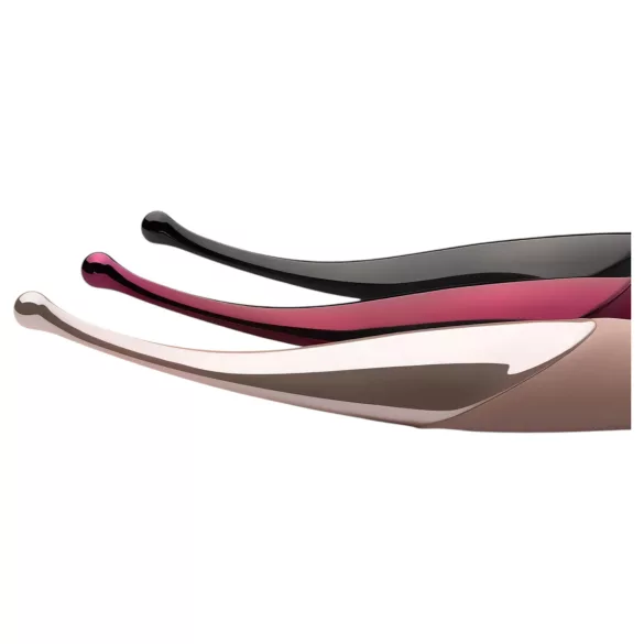 Senzi - vibrator clitoridian reîncărcabil, impermeabil - negru