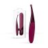 Senzi - vibrator clitoral reîncărcabil, impermeabil (roșu)