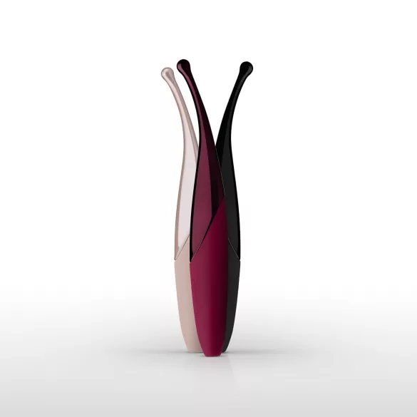 Senzi - vibrator clitoridian cu acumulator, rezistent la apă (roșu)