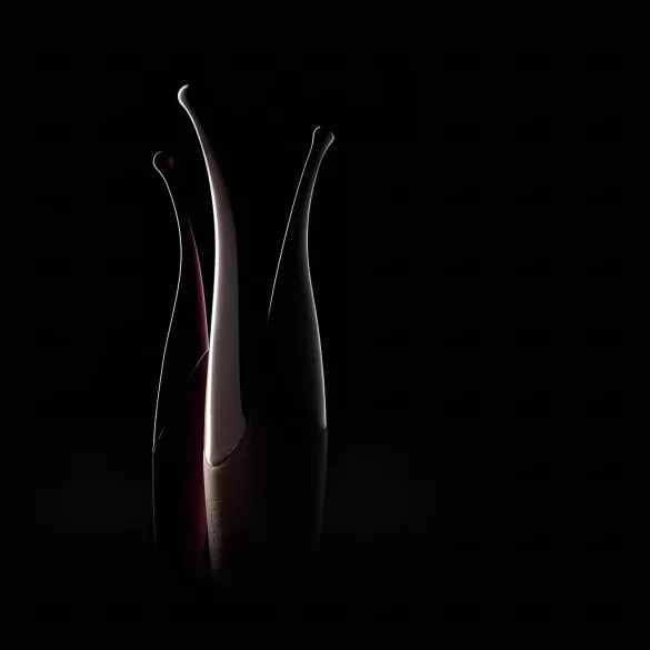 Senzi - vibrator clitoridian reîncărcabil, rezistent la apă - roșu