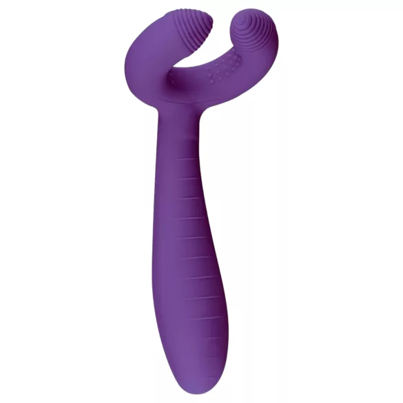 Easytoys Couple - vibrator pentru cuplu, reîncărcabil, waterproof, mov