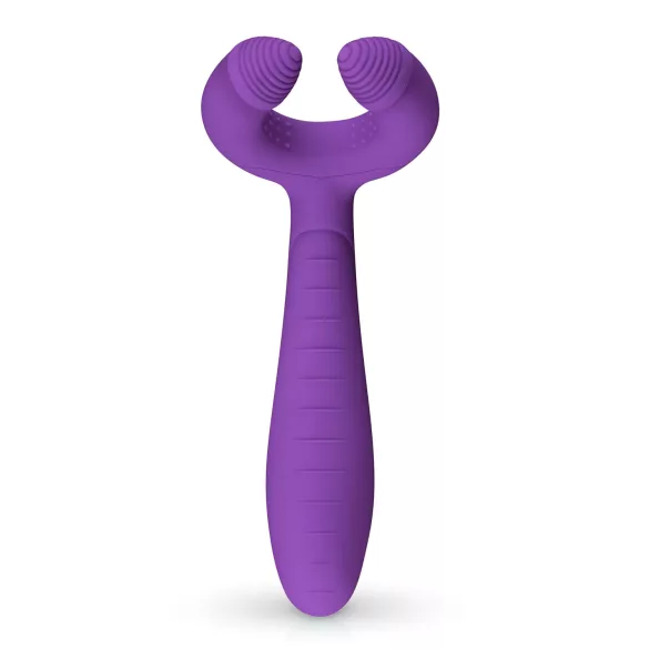 Easytoys Couple - vibrator pentru cuplu, reîncărcabil, waterproof, mov