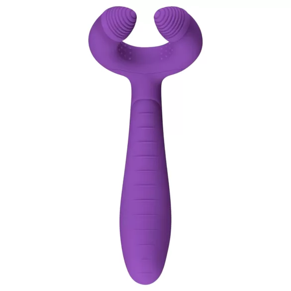 Easytoys Couple - vibrator pentru cuplu, reîncărcabil, waterproof, mov