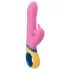 PMV20 - vibrator cu braț pentru clitoris și funcție rotativă - silicon roz