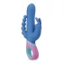 PMV20 Vice Double - vibrator rotativ triplu stimulare - silicon albastru