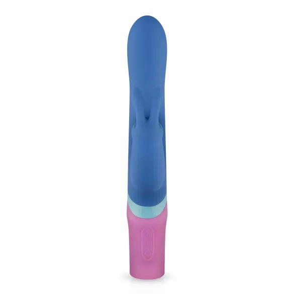 PMV20 Vice Double - vibrator rotativ triplu stimulare - silicon albastru