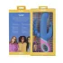 PMV20 Vice Double - vibrator rotativ triplu stimulare - silicon albastru
