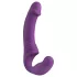 Easytoys - vibrator cu curea, reîncărcabil, fără bretele - mov