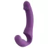 Easytoys - vibrator cu curea, reîncărcabil, fără bretele - mov