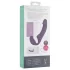 Easytoys - vibrator cu curea, reîncărcabil, fără bretele - mov
