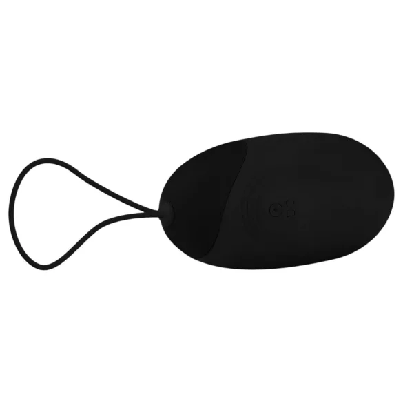 EasyToys - ou vibrator portabil, cu acumulator, rezistent la apă, cu telecomandă (negru)