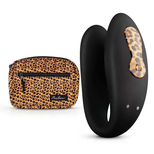 Panthra Zuna - vibrator cuplu, impermeabil, reîncărcabil (leopard-negru)