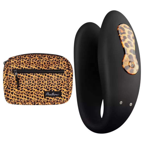 Panthra Zuna - vibrator de cuplu cu acumulator, rezistent la apă (negru leopard)
