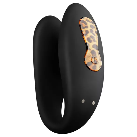 Panthra Zuna - vibrator de cuplu cu acumulator, rezistent la apă (negru leopard)
