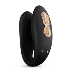   Panthra Zuna - vibrator de cuplu, rezistent la apă, cu baterie (leopard-negru)