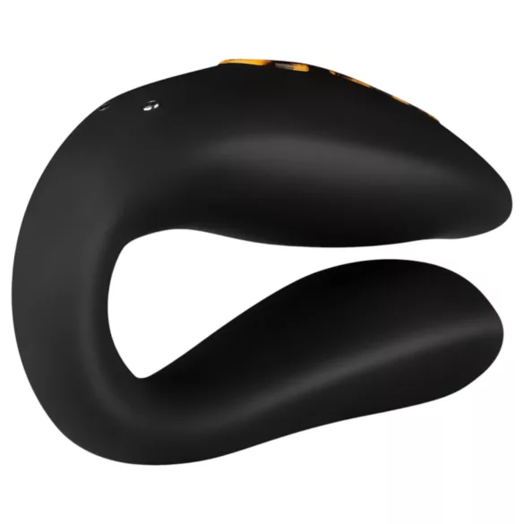 Panthra Zuna - vibrator de cuplu cu acumulator, rezistent la apă (negru leopard)