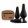 Panthra Kesia - set dopuri anale silicon - 3 piese - negru