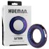 Hueman Saturn - inel vibrator rezistent la apă, reîncărcabil (violet)
