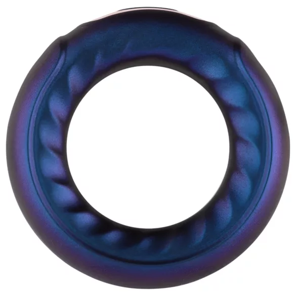 Hueman Saturn - inel pentru penis vibrator, reîncărcabil, rezistent la apă - mov