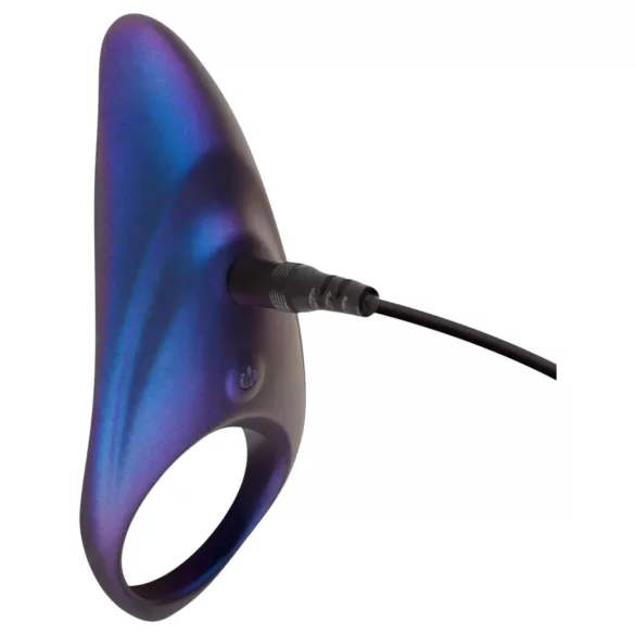 Hueman Neptune - inel pentru penis vibrator rezistent la apă - mov