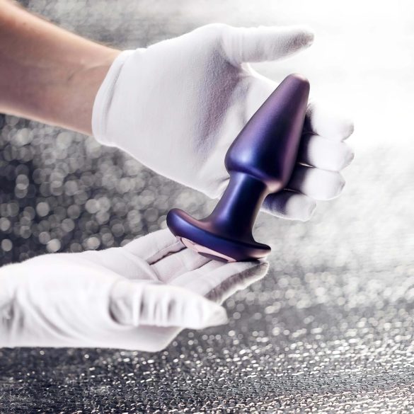 Hueman Asteroid - vibrator anal rotativ cu mărgele (mov)