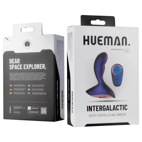Hueman Intergalactic - vibrator anal - vibrații - silicon mov