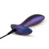 Hueman Uranus - vibrator anal cu telecomandă, reîncărcabil - mov
