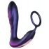 Hueman Black Hole - vibrator anal cu telecomandă și inel pentru penis (mov)