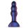 Hueman Space Inveder - vibrator anal reîncărcabil, impermeabil (mov)