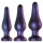 Hueman Comets - set dopuri anale din silicon - 3 piese - mov
