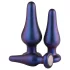 Hueman Comets - set dopuri anale din silicon - 3 piese - mov