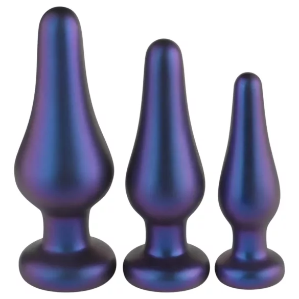 Hueman Comets - set dopuri anale din silicon - 3 piese - mov