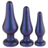Hueman Comets - set dopuri anale din silicon - 3 piese - mov