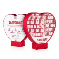   LoveBoxxx 14-Days of Love - set de vibrator luxuriant pentru cupluri (roșu)