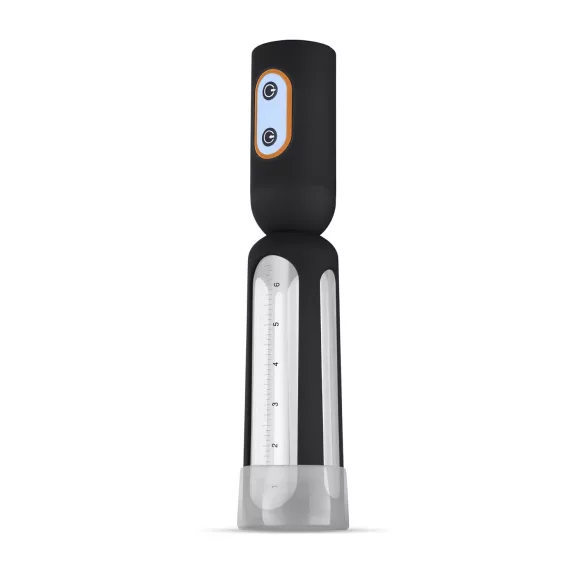 CRUIZR CS08 - pompă penis automată cu acumulator - negru transparent