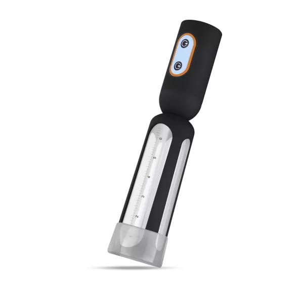 CRUIZR CS08 - pompă penis automată cu acumulator - negru transparent