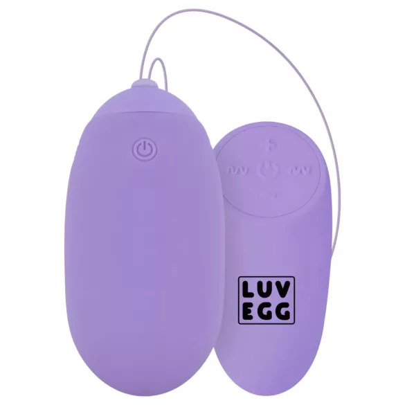 LUV EGG XL - ou vibrator cu acumulator, purtabil, cu telecomandă (mov)