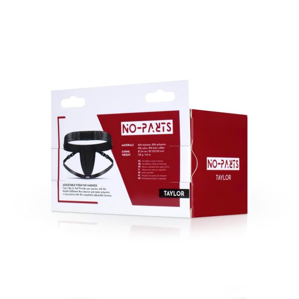 No-Parts Taylor - ham strap-on cu două inele O - mărime S-L