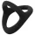 Easytoys Desire Ring - inel pentru penis și testicule flexibil - negru